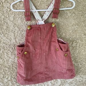 Baby girl overall dress